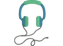 Stickdatei - Kopfhörer 